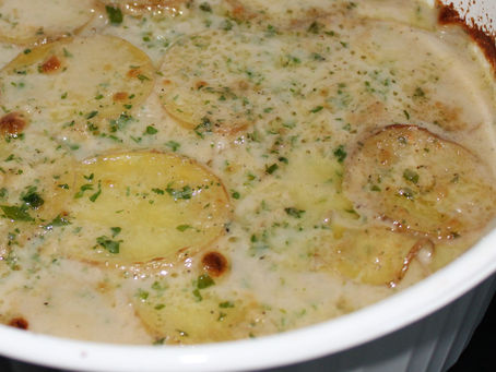 Garlic Herb Scalloped Potatoes
