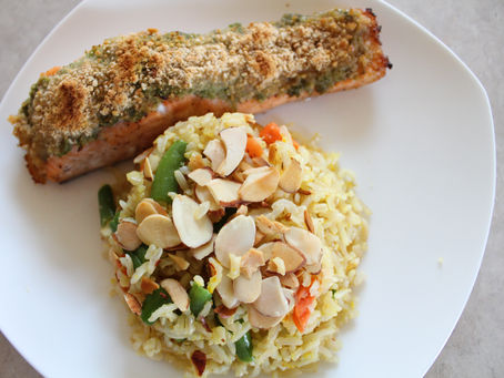 Onion Crusted Salmon