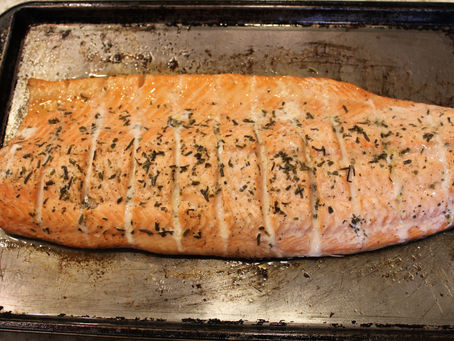 Baked Fillet of Salmon