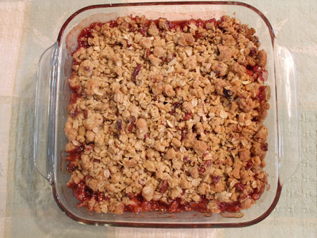 Sour Cherry Nut Crisp