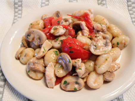 Potato Gnocchi with Chicken & Mushrooms