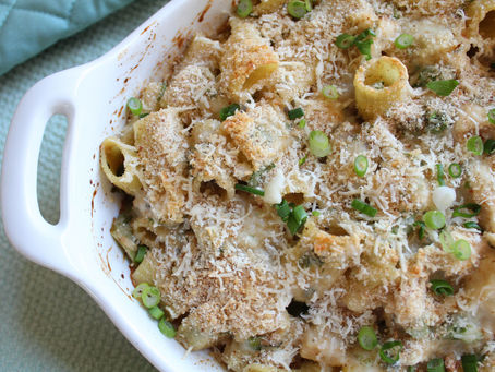 Three-Cheese Baked Rigatoni