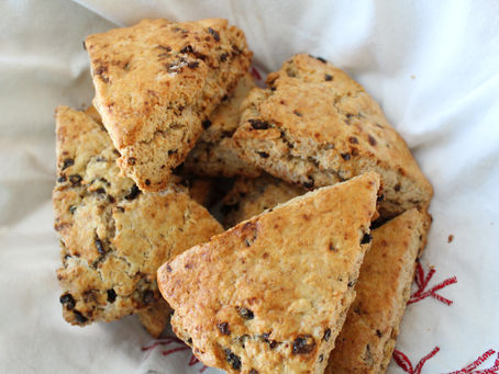 Multigrain Scones with Zante Currants