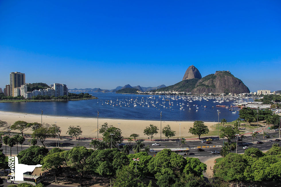 Vista do Terraço do Botafogo Praia Shopping {Blog Cara Carioca}
