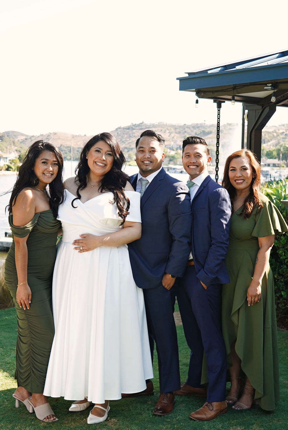 Elizabeth and Darryl's wedding day.