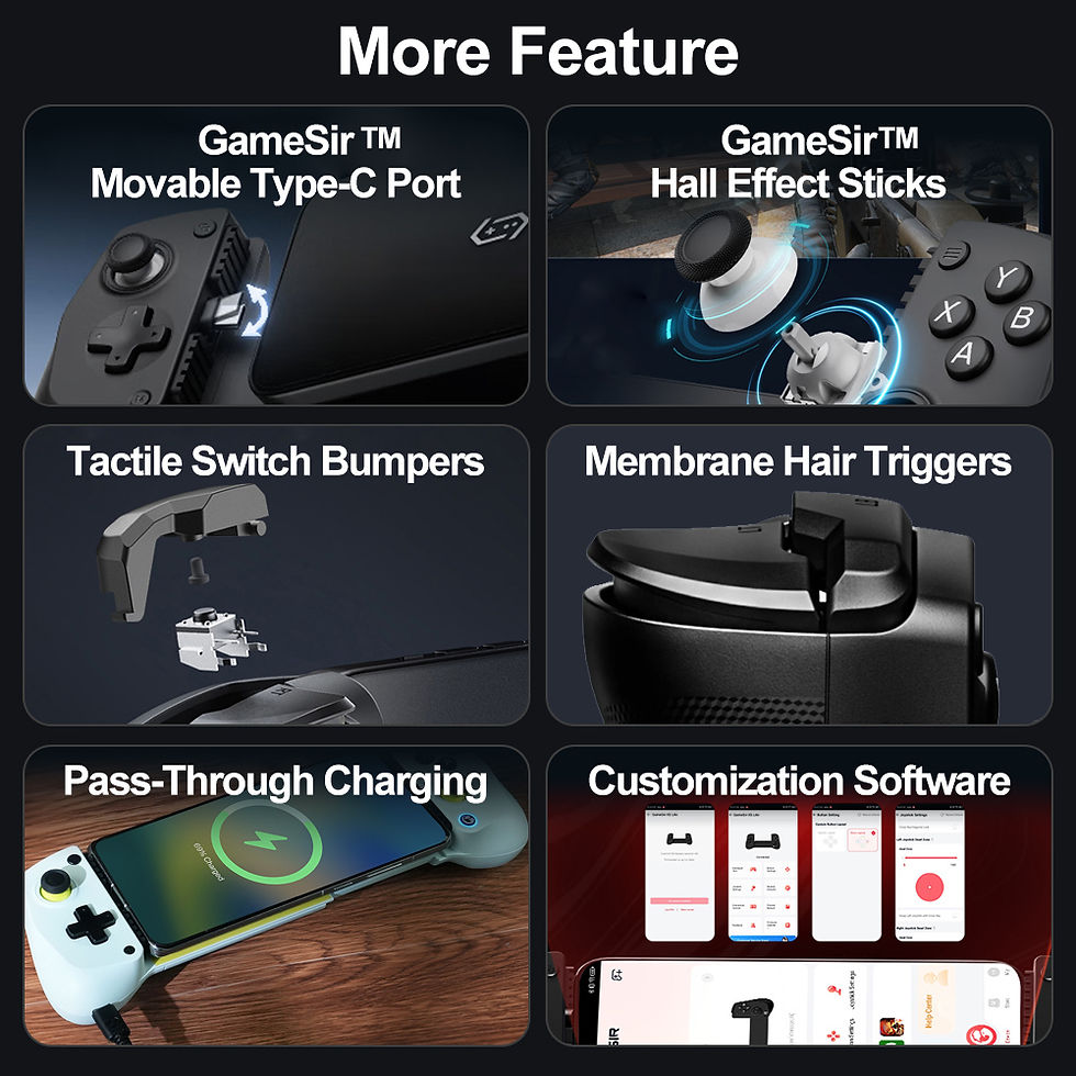 Thumbnail: GameSir X5 Lite Mobile Gaming Controller Phone Gamepads for iPhone 17 16 15 Seri