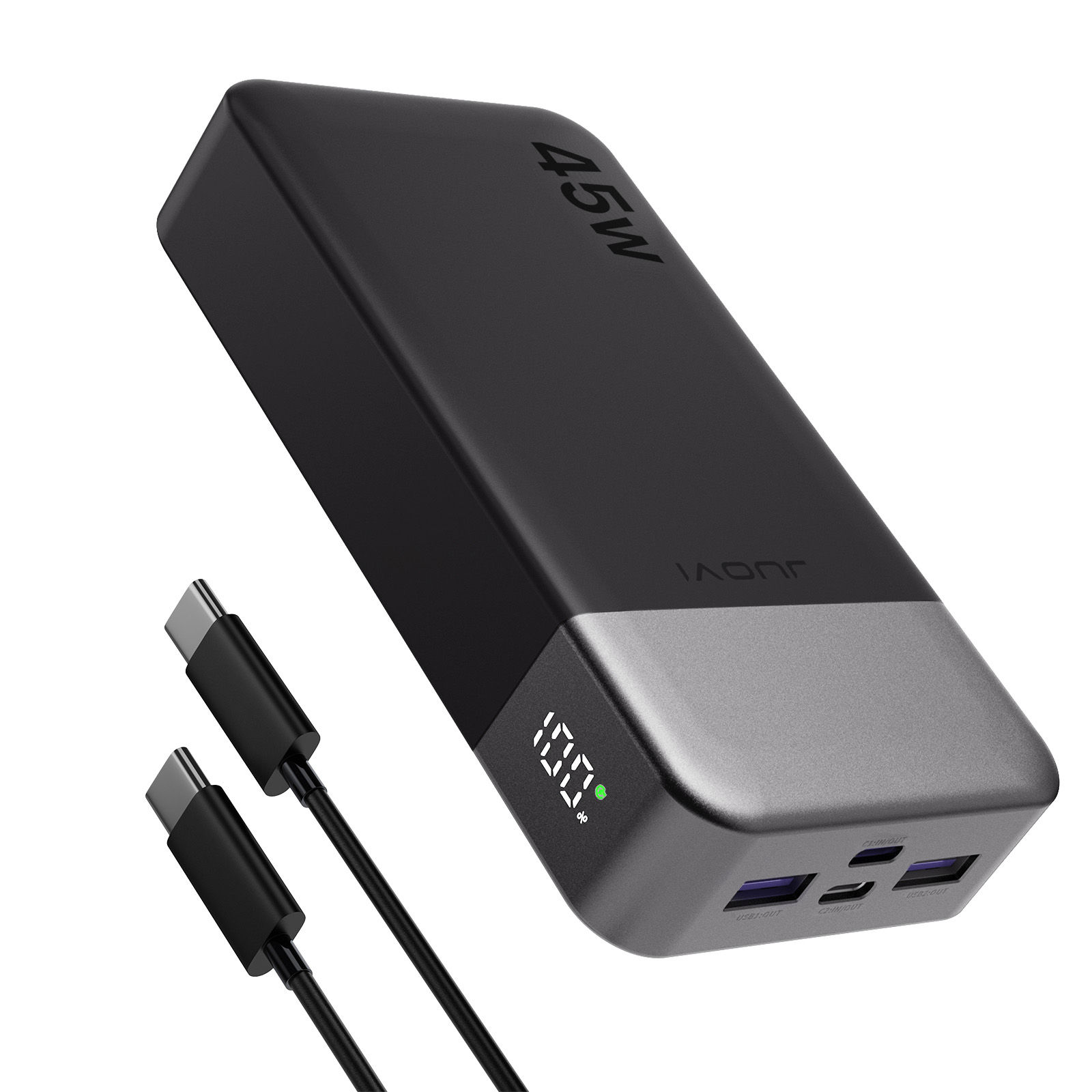 20000mAh Power Bank JUOVI J2621 Portable Charger 45W PD3.0 QC 4.0 Fast Charging