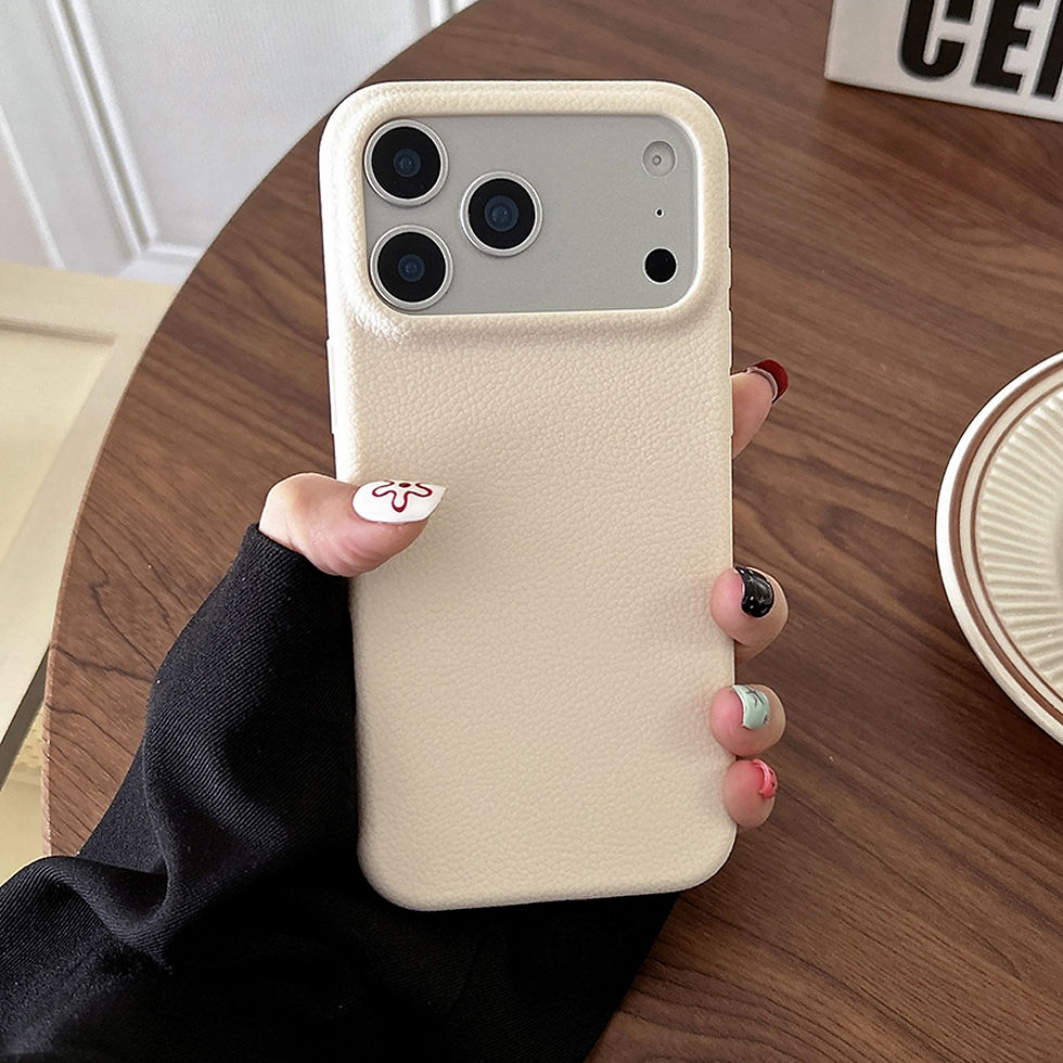 Thumbnail: Luxury Leather Texture Phone Case For iPhone 17 Pro Max 17 Air 16 Plus 15 14 13 