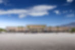 wide shot of building
