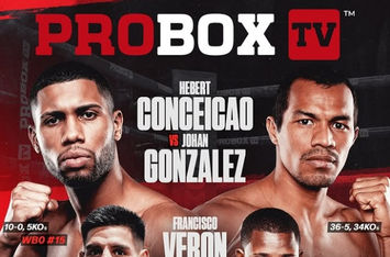 OFFICIAL: Hebert Conceição vs. “Manotas” González Set for ProBox TV Clash