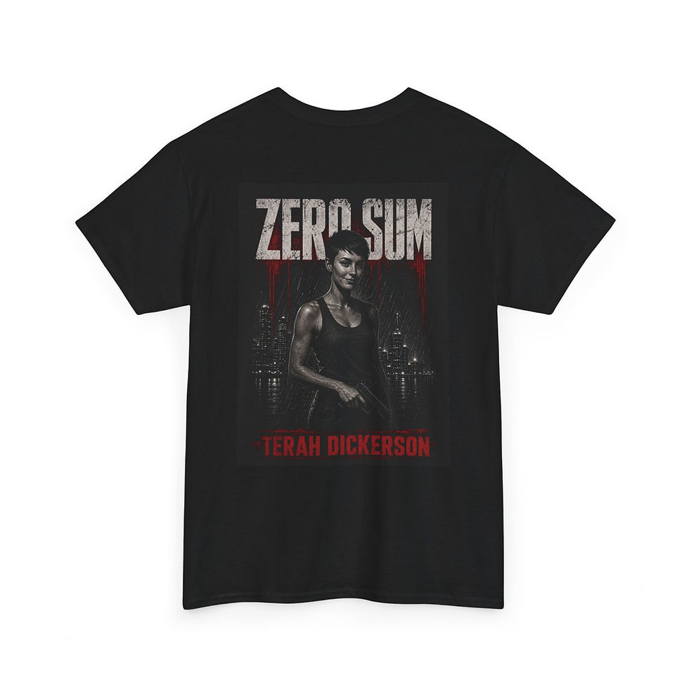 Thumbnail: Zero Sum Tee — 'Zero Sum' Graphic T‑Shirt (Terah Dickerson Poster Design)