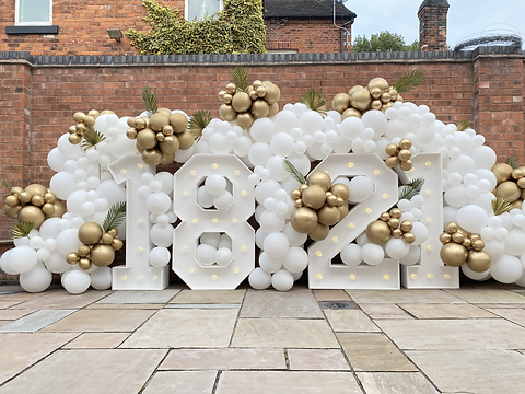 4FT LED Number Hire Cheshire