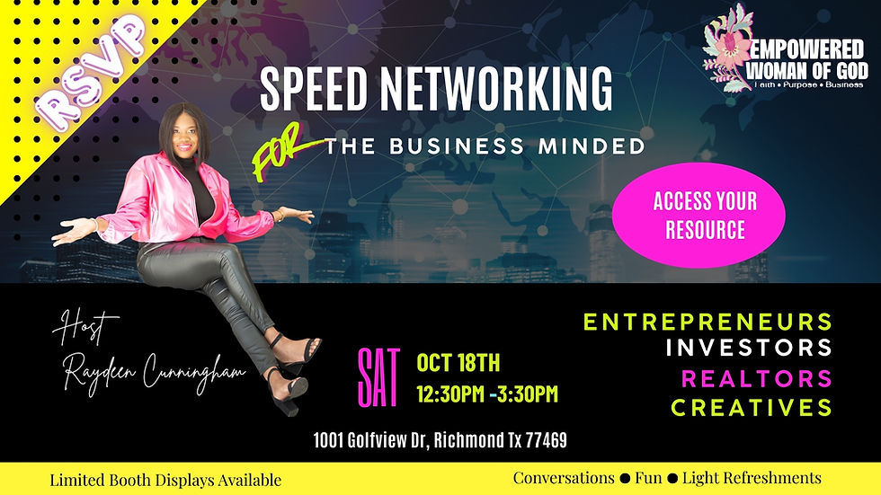 Speed Networking: For The Business Minded