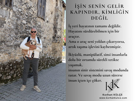 İşin Senin Gelir Kapındır, Kimliğin Değil.