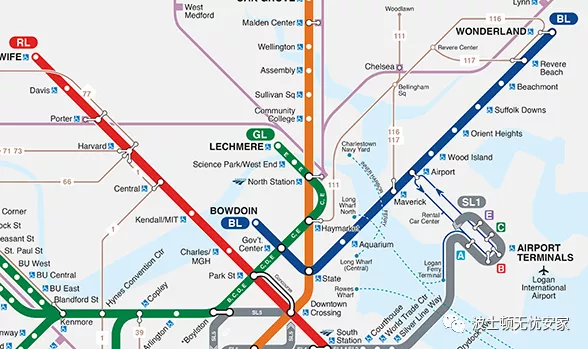 MBTA map