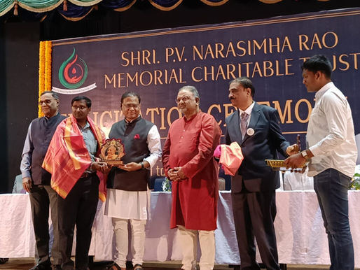 Dr. P. Shivananda Swamy Felicitated for Exceptional Contribution to Blood Donation Initiatives