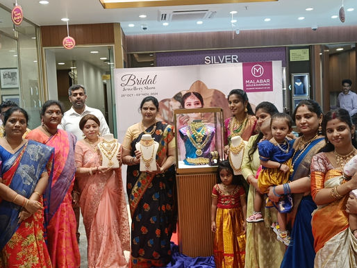 Bridal Jewellery Collection Exhibition at Malabar Gold and Diamonds, Vanasthalipurm Hyderabad Branch from 25 OCTOBER to 03 NOVEMBER, 2024.