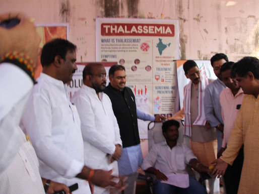 Blood Donation Camp Marks 29th Death Anniversary of Dr. M. Channa Reddy