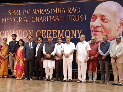 P.V. Narasimha Rao Memorial Charitable Trust Felicitates Over 200 Organizations for Championing Voluntary Blood Donation Across Telangana