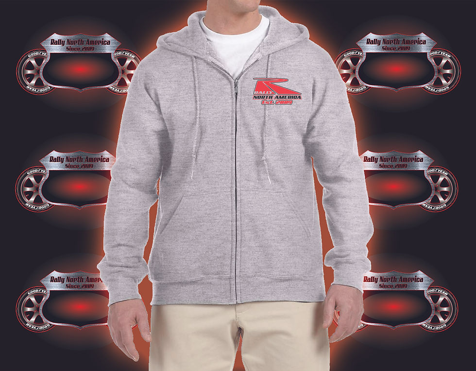 Thumbnail: Rally North America Zip Up Hoodie