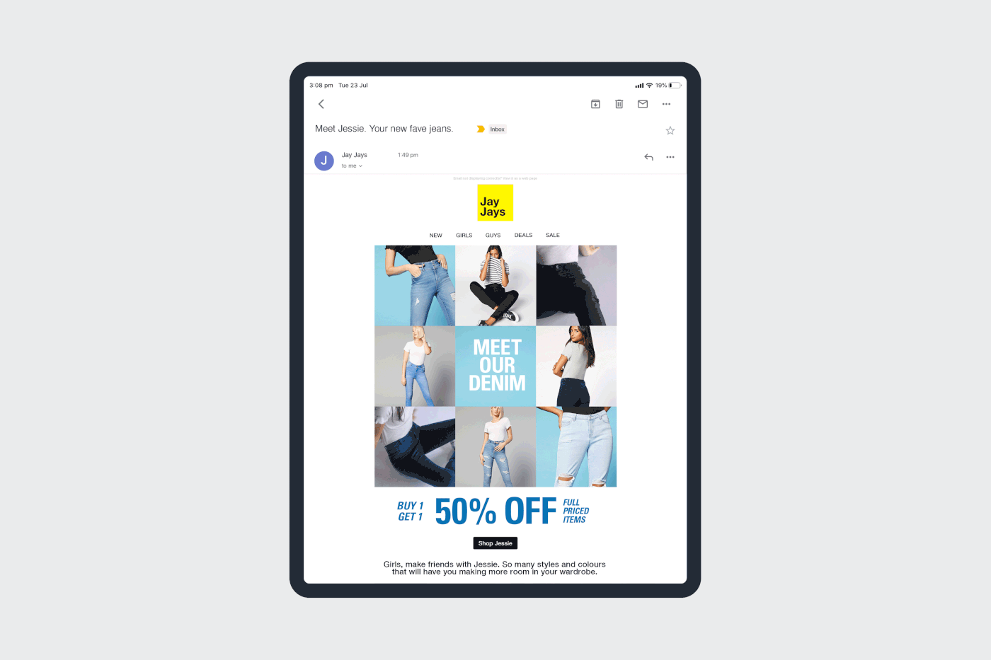 The Reactor Creative, Advertising & Design_Jay_Jays_Denim_EDM