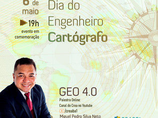 Crea-BA comemora dia do cartógrafo com palestra online