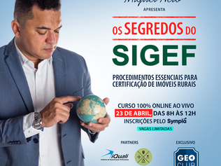 Faltam 5 dias para o curso Os Segredos do Sigef