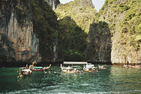 Natural lagoons in Brazil
