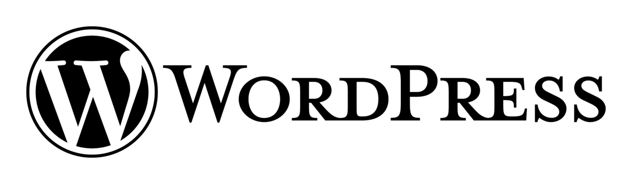 logo da ferramenta Wordpress em tons de cinza