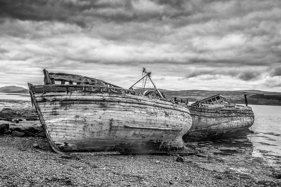 Salen Shipwrecks on Mull