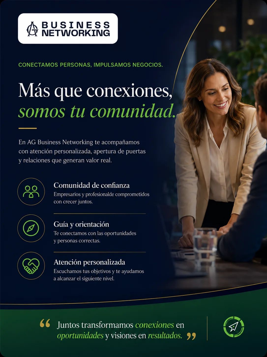 Más que conexiones, somos tu comunidad