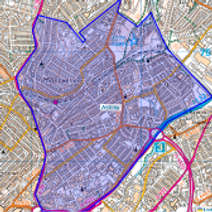 This is a map of the area we cover in Bristol.