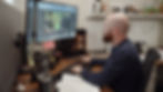 EP Ferris employee working on computer