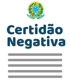 certidão negativa