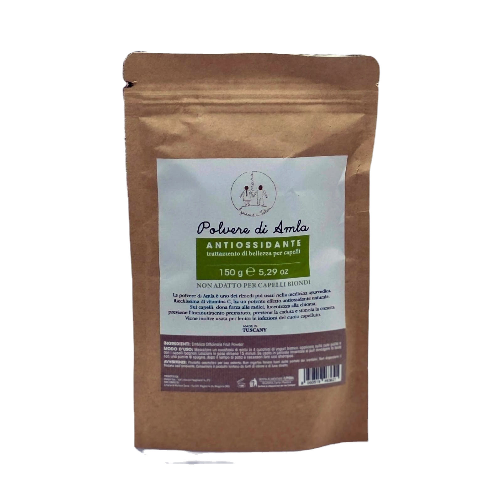 Amla powder/Rigenera: strengthens, adds shine, stimulates growth, soothes scalp