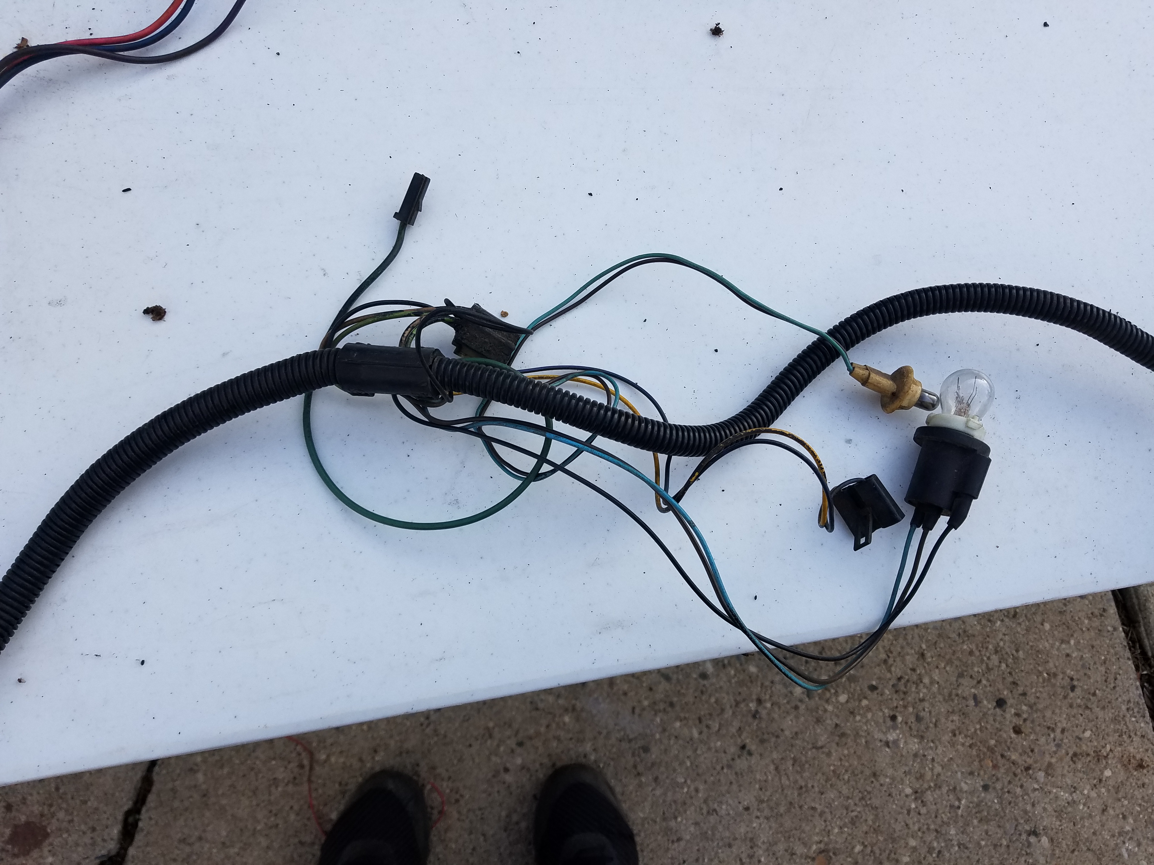 engine bay headlight area loom