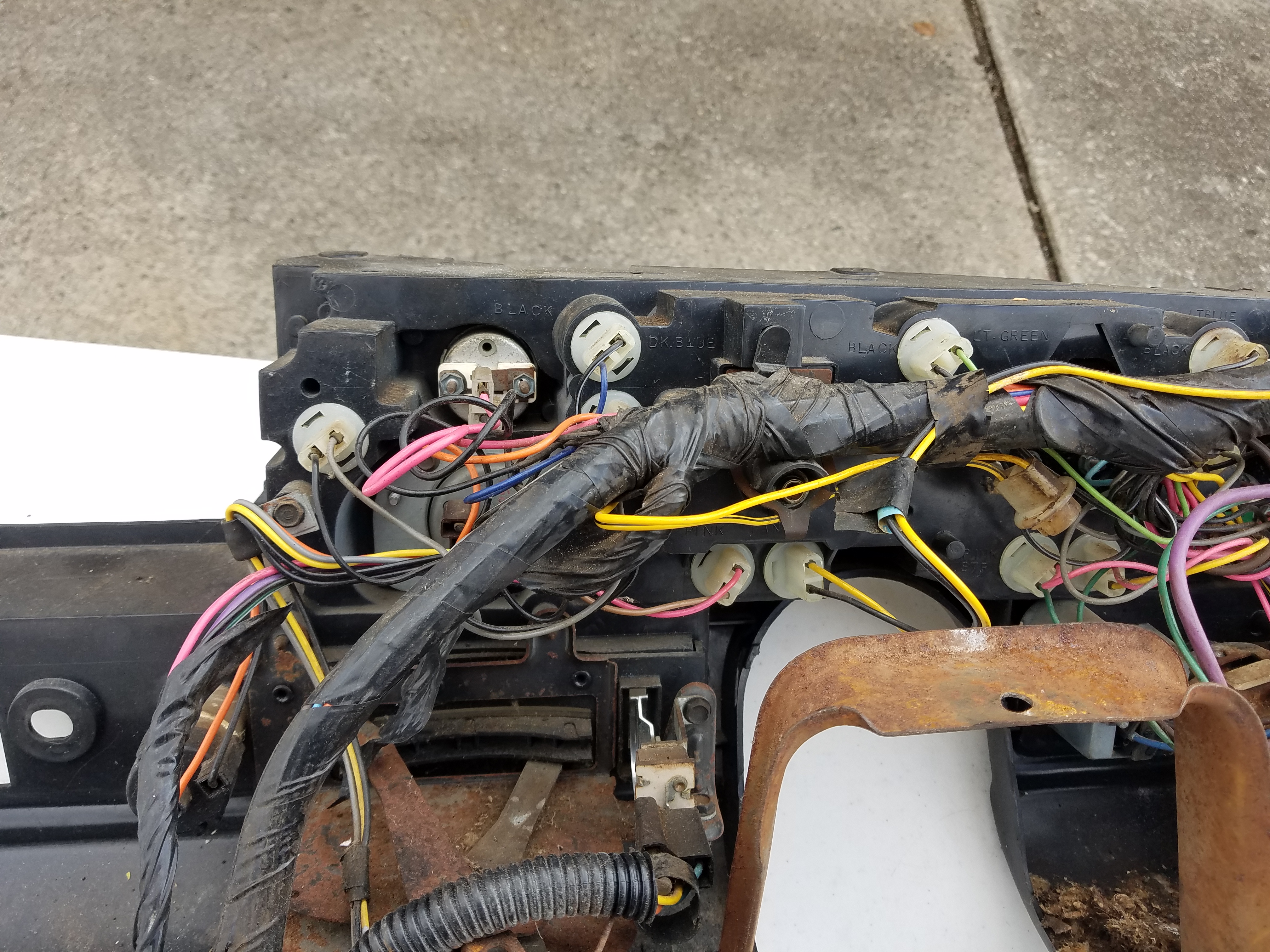 76' behind dash wiring loom 5