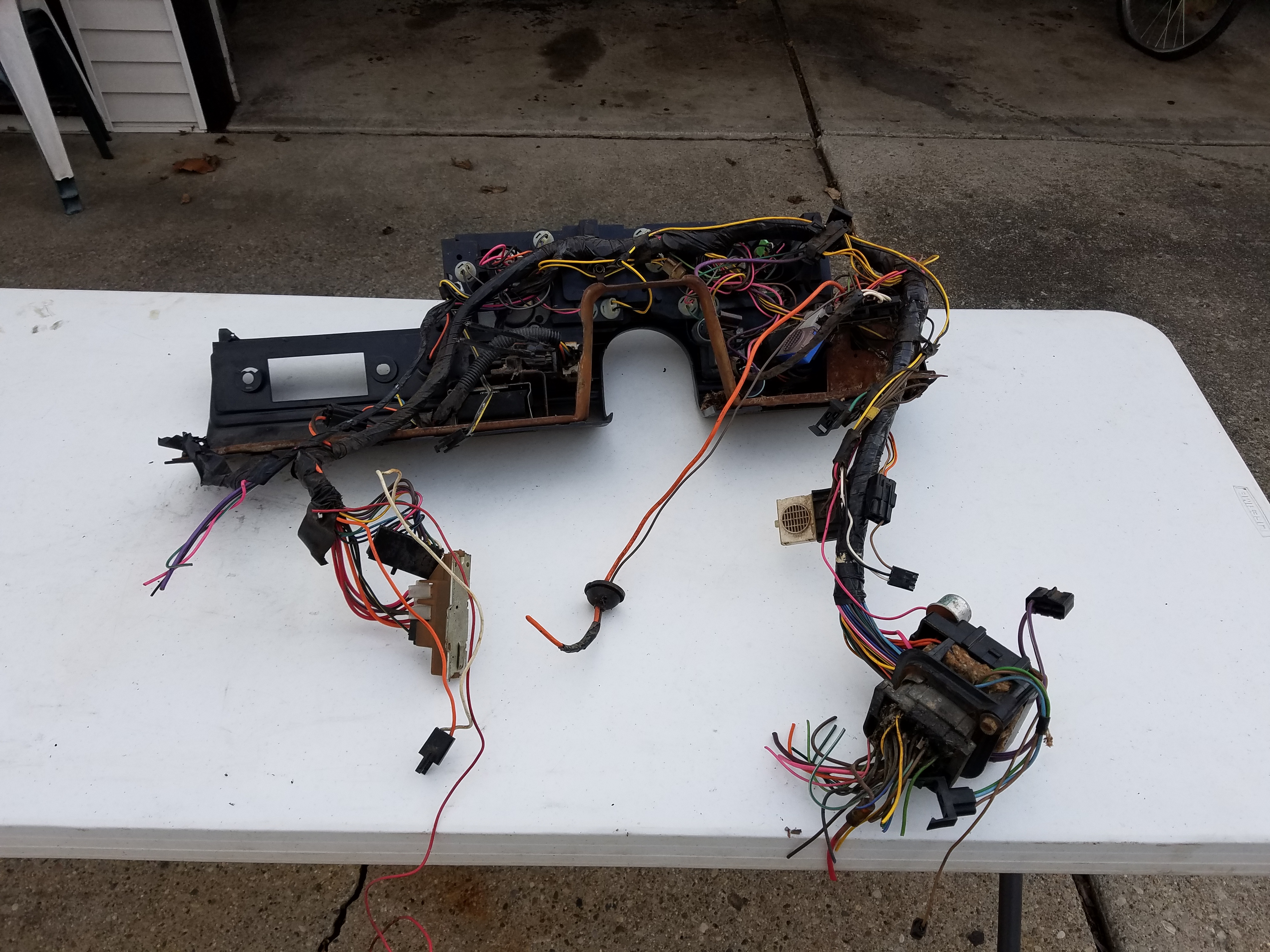 76' behind dash wiring loom complete ove
