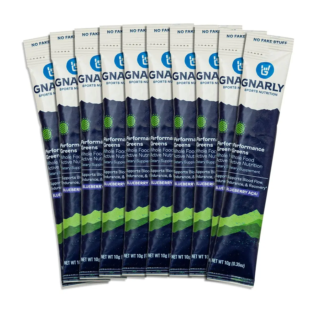 Gnarly Performance Greens - Blueberry Acai (Travel Size)