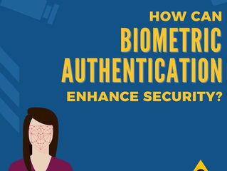How can biometric authentication increase security?