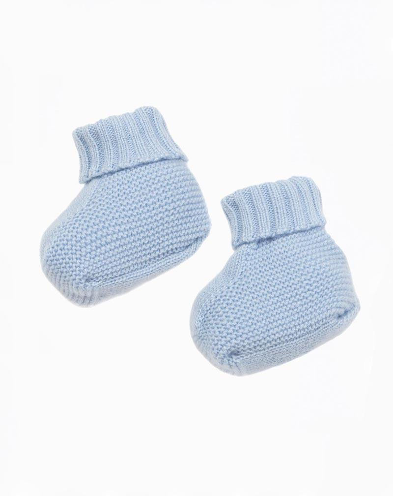 Miniaturbild: MyBridget 100 % Cashmere Schuhe für Babies und Neugeborene als zeitloses, besonderes Geschenk mit süßem Teddybären-Motiv