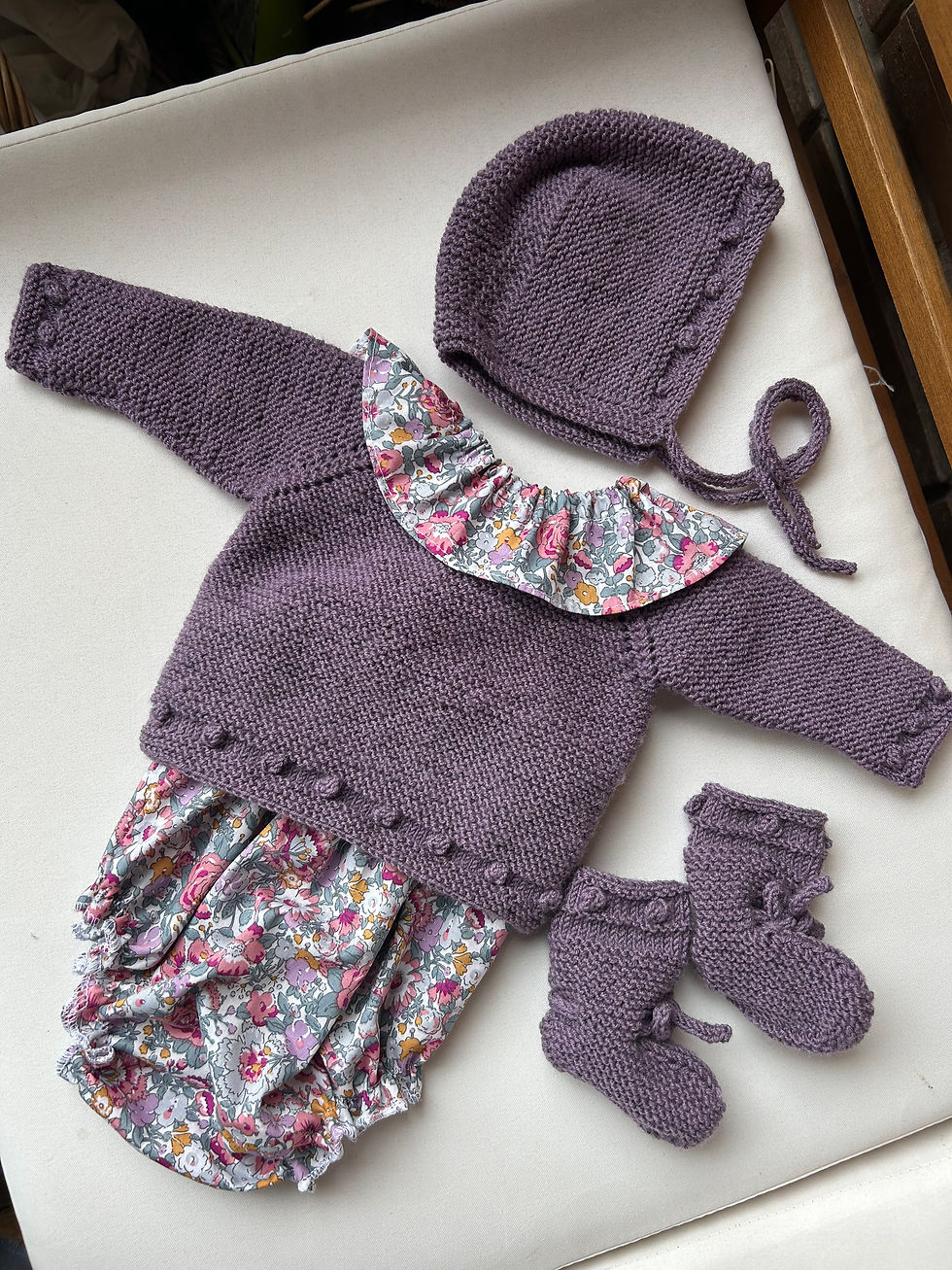 Miniatura: Conjunto punto morado