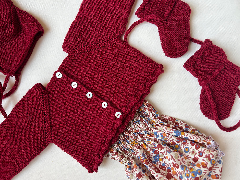 Miniatura: Conjunto granate 