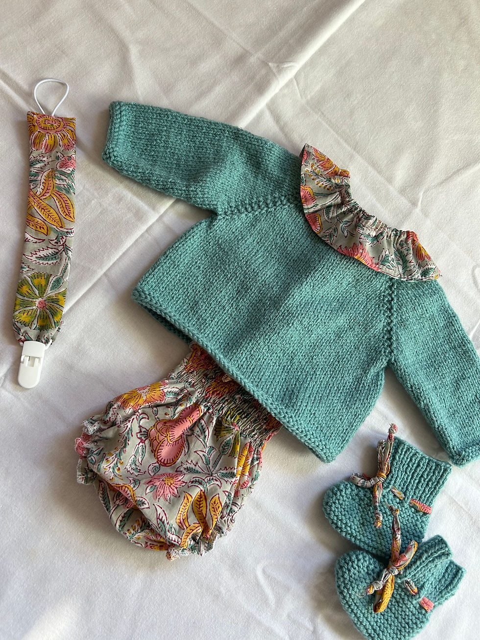 Miniatura: Conjunto punto aguamarina