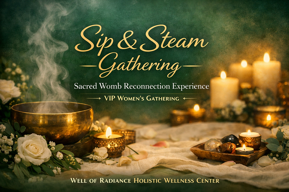 ✨ Sip & Steam Gathering: A Sacred Womb Reconnection Experience ✨