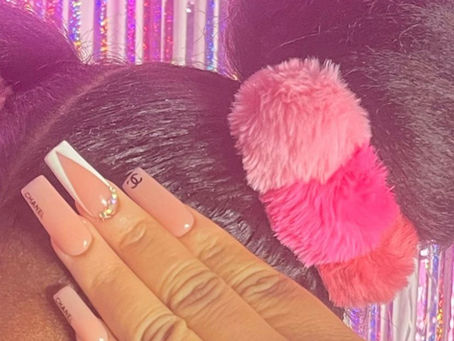 Brand Ambassador @itsjadaanicole wearing "Chanel Cutie"