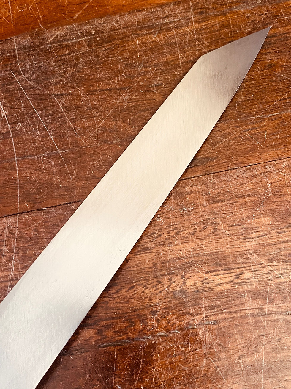 Thumbnail: Vintage Japanese lefty Kiritsuke Yanagiba 240mm ”Tabomitsu” 