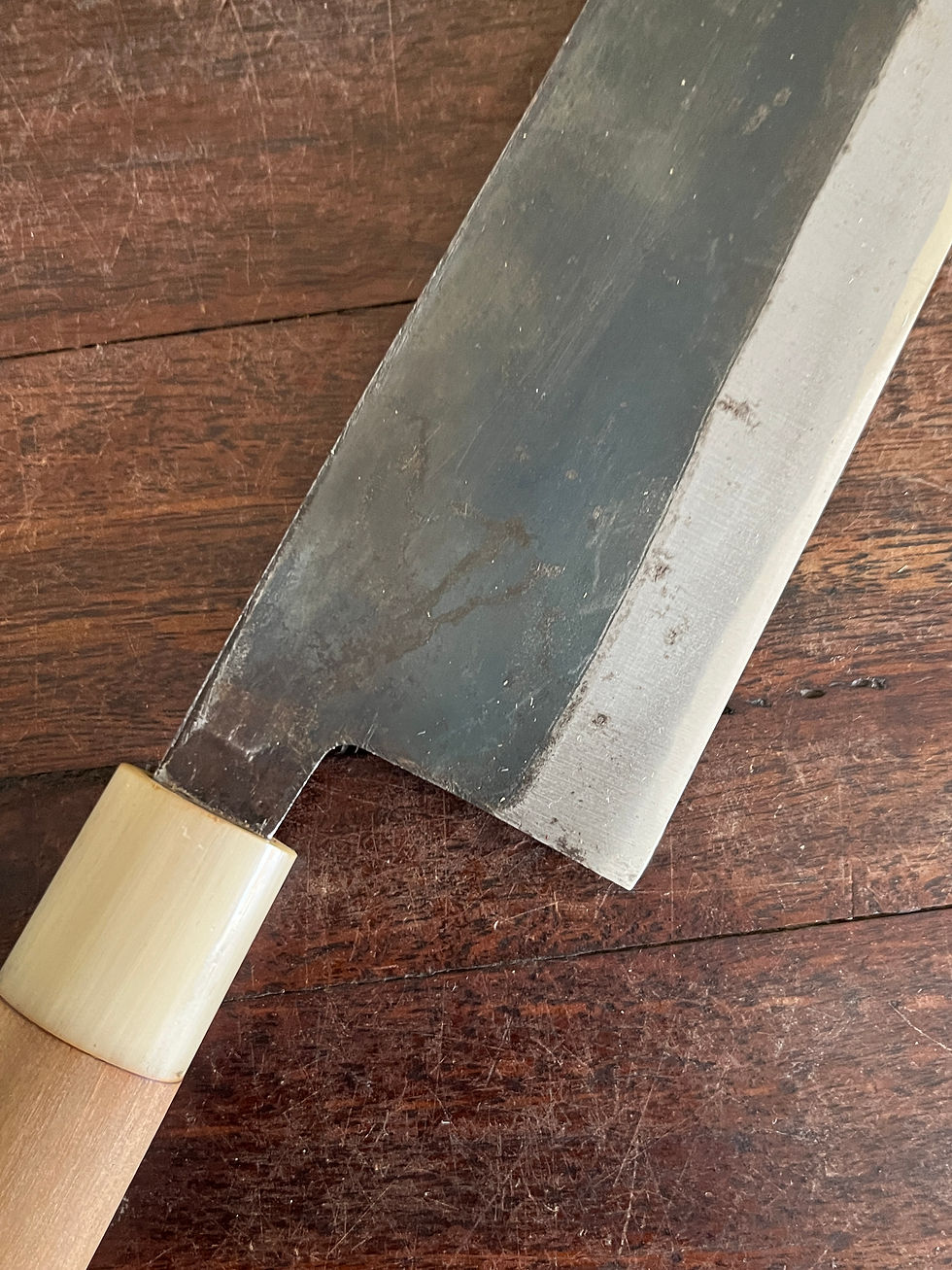 Thumbnail: Vintage Japanese Nakiri 165 mm
