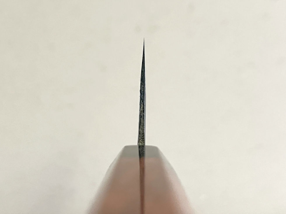 Thumbnail: Vintage Japanese Nakiri 170 mm  中心雄作(Chūshin Yūsaku)
