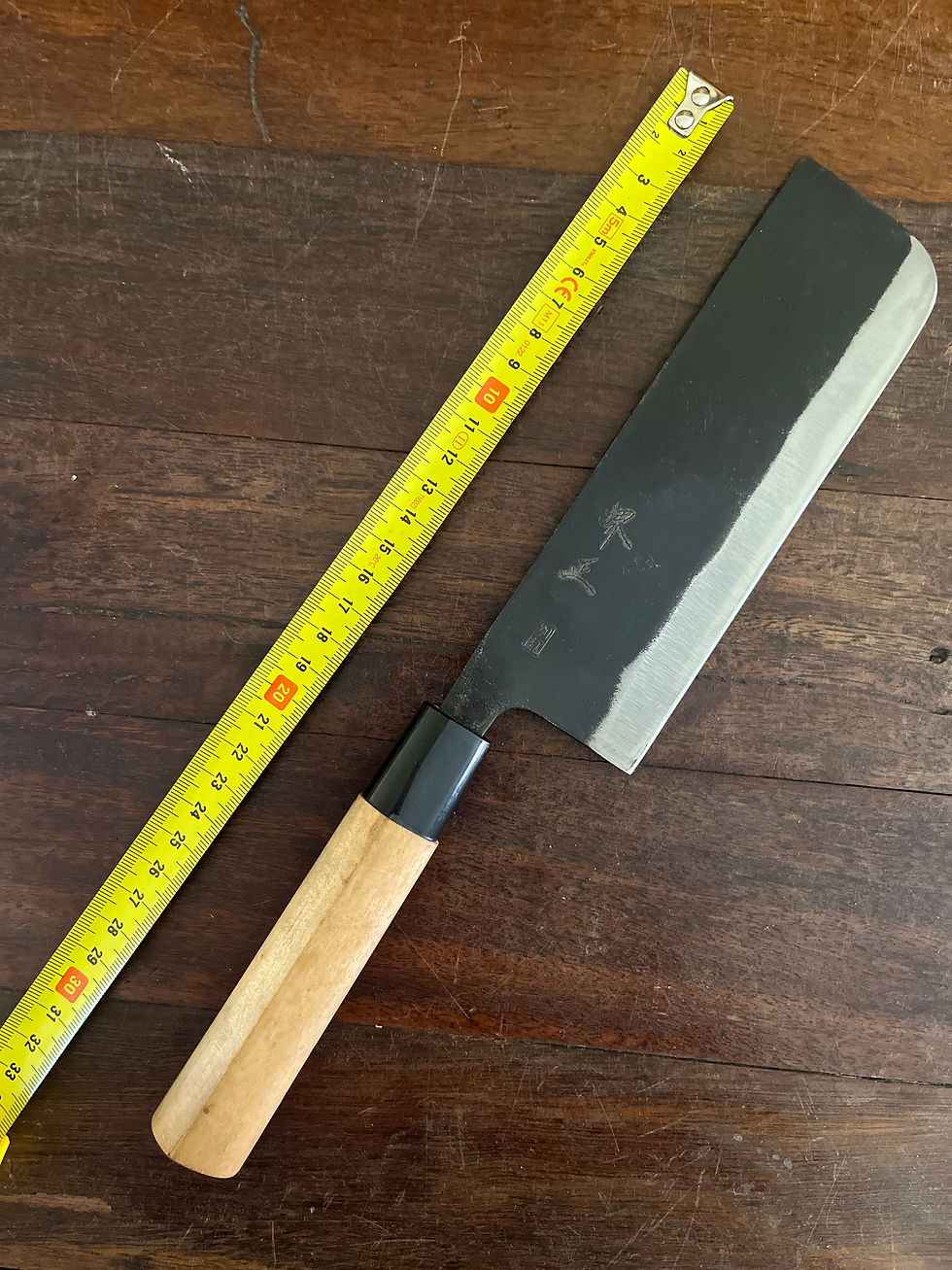 Thumbnail: Vintage Japanese Nakiri 180 mm 堺正(Sakai Masa)